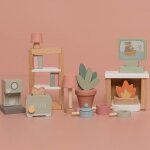 Set de 10 meubles pour maison de poup�e