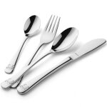 Set 4 couverts ourson (inox)