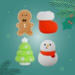 Set de 4 magnets lumineux de no�l