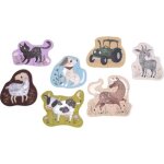 Set de 7 puzzles animaux de la ferme