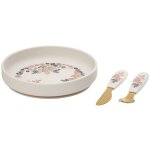 Set assiette et couverts blue garden
