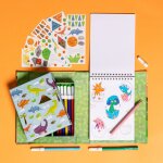 Set de coloriage dinosaure