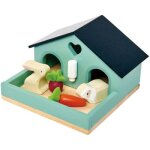 Set lapin et cochon d'inde + cabane