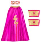 Set de supergirl rose (4 - 10 ans)