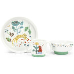 Set vaisselle porcelaine la for�t mawa