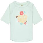 T - shirt anti - uv fleurs vert cume (13 - 18 mois)