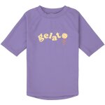 T - shirt anti - uv manches courtes violet (19 - 24 mois)