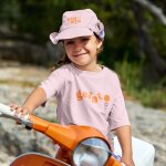 T - shirt anti - uv manches longues rose p�le (4 - 5 ans)