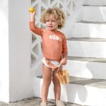 T - shirt anti - uv manches longues terre (19 - 24 mois)