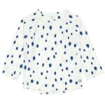 T - shirt anti - uv spots blue - nature (19 - 24 mois)