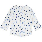 T - shirt anti - uv spots blue - nature (7 - 12 mois)