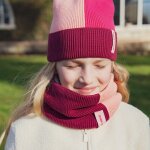 Snood tricolore fuchsia drama queen enfant