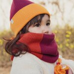 Snood tricolore marron dream team enfant