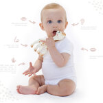 Sophie la girafe en caoutchouc naturel so'pure (18 cm)