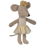 Souris ballerine petite s?ur blanc cass�