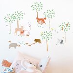 Stickers balade en for�t (70 x 70 cm)