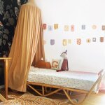 Sticker frise murale lampions cr�me
