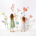Stickers g�ants fleurs de champs