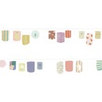 Sticker frise murale fanions color