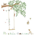 Sticker mural g�ant la balan�oire