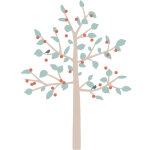 Sticker g�ant arbre big cherry tree (180 cm)