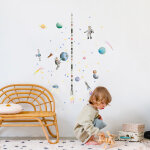 Sticker toise espace (120 cm)