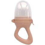 Sucette grignoteuse nude avec 4 embouts