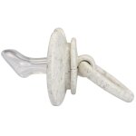 Sucette orthodontique en silicone vanilla white (0 - 6 mois)