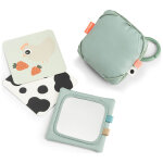 Support de cartes � motifs contrast�s tiny farm vert