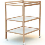 Table � langer en bois de h�tre verni essentiel