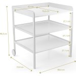 Table � langer clara xl blanc