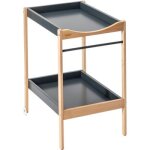 Table à langer margot en bois hybride anthracite Table à langer margot en bois hybride anthracite