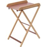 Table  langer pliante jade bois massif hybride vieux rose