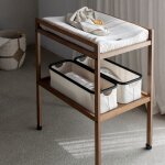Table � langer avec roulettes mori chataigner