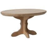 Table à manger ovale souris nature Table à manger ovale souris nature