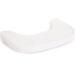 Tablette de repas amovible + protection pour chaise haute evolu 2 ou evolu one. 80 blanc