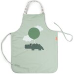 Tablier enfant imperm�able happy clouds vert