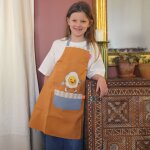Tablier kawai ?uf au plat (6 - 12 ans)