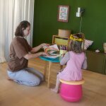 Tabouret modulaire dynamic small flowers