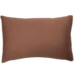 Taie d'oreiller pur coton terracotta (40 x 60 cm)
