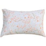 Taie d'oreiller en coton bio yukari peach (40 x 60 cm)