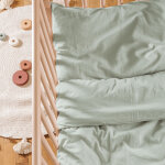 Taie d'oreiller satin de coton bio tilleul (40 x 60 cm)
