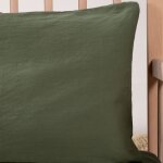 Taie d'oreiller satin cypr�s (40 x 60 cm)