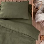 Taie d'oreiller satin cypr�s (50 x 70 cm)