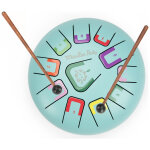 Tambour � languettes puce & pilou