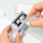 Tampon marqueur pour v�tements et livres mine stamp