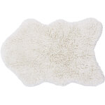 Tapis en laine woolly sheep blanc (110 x 75 cm)