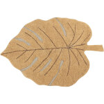 Tapis lavable monstera miel (120 x 180 cm)