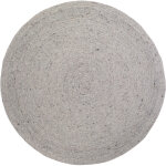 Tapis rond neethu gris (110 cm)