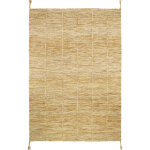 Tapis lhena jaune brun (100 x 140 cm)